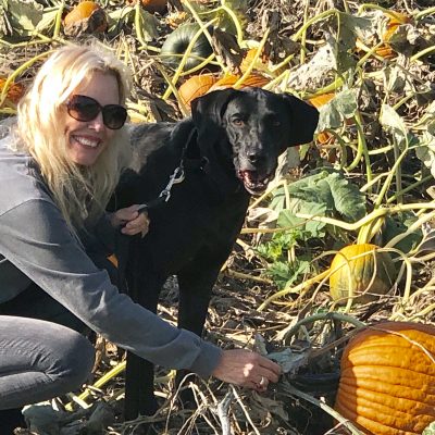 Luke at the pumpkin patch